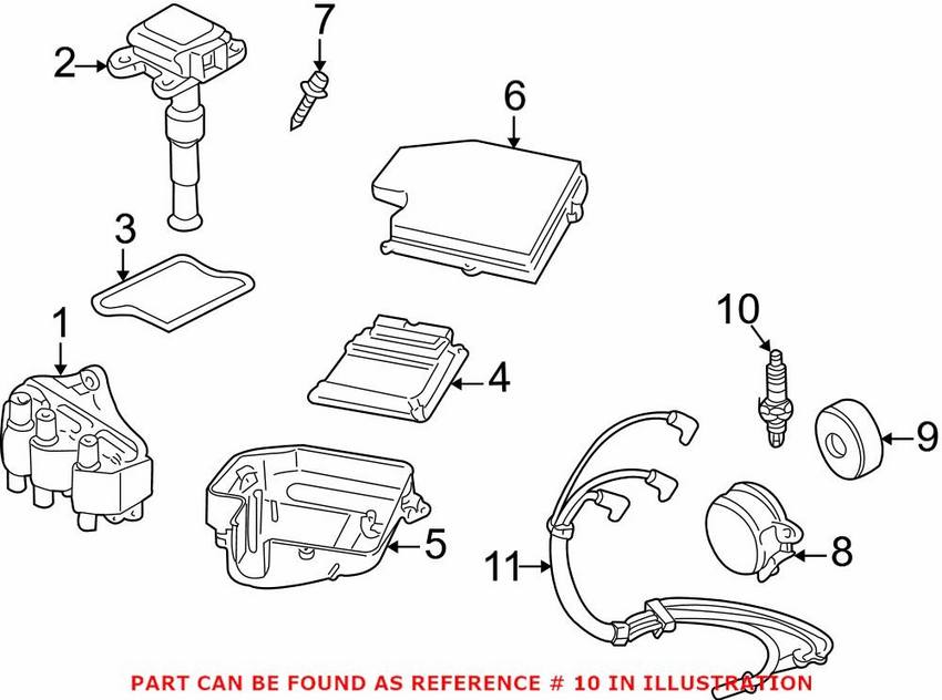 Audi VW Spark Plug 101905615A